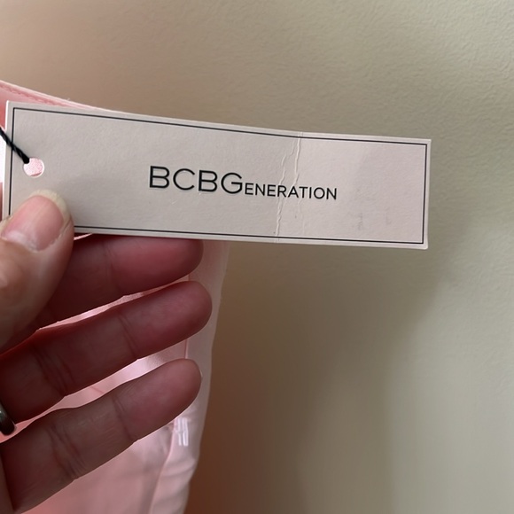 Light pink strapless BCBG dress. Never worn tags still on dress - Picture 4 of 6